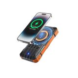 20000 mAh Powerbank Güneş Enerjili Kablosuz Şarj Hızlı Şarj Taşınabili