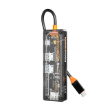 ALLY 6in1 Type-c To USB3.0 + USB2.0 + Type-c PD 100W + SD + TF + HDMI 