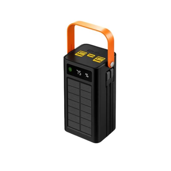 Güneş Enerjili Taşınabilir Powerbank Yüksek Kapasiteli Hızlı Şarj Özel