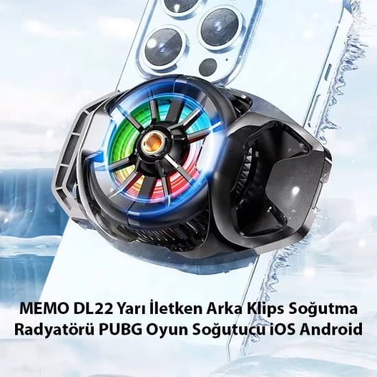 MEMO DL22 Yarı İletken Arka Klips Soğutma Radyatörü PUBG Oyun Soğutucu