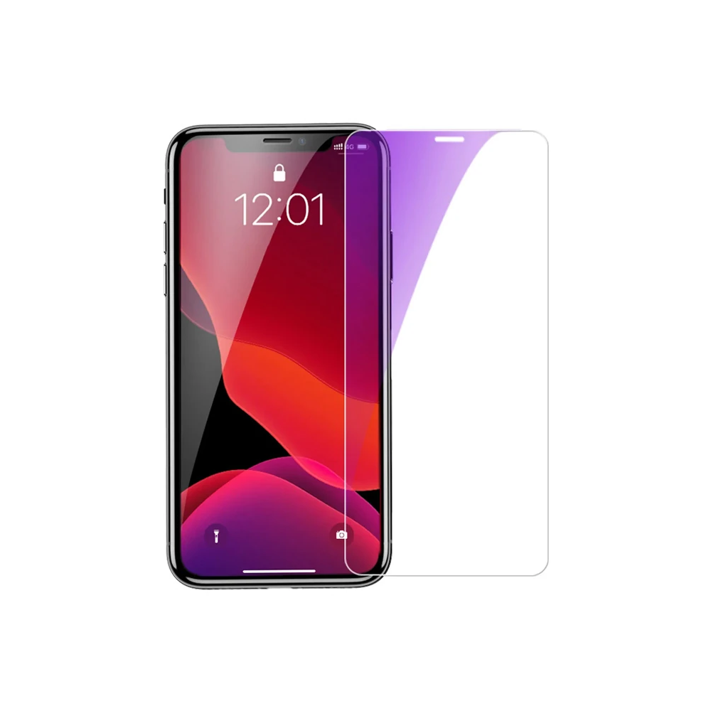 Baseus İPhone 11 Pro- X-XS 0.15mm Full Tempered AntiBlue Light Ekran K