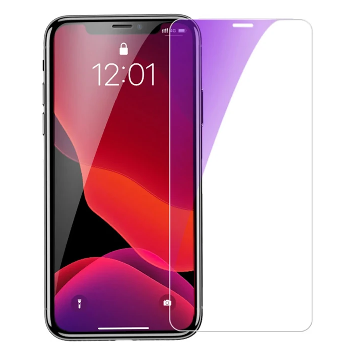 Baseus İPhone 11 Pro- X-XS 0.15mm Full Tempered AntiBlue Light Ekran K