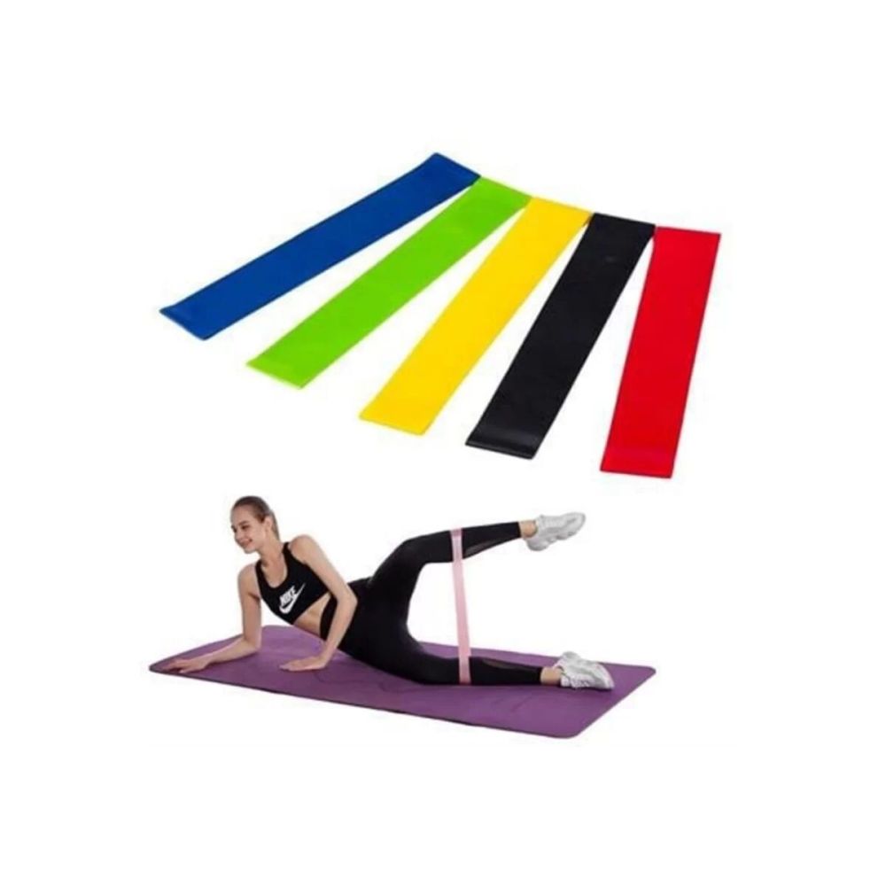 Spor Antrenman Direnç Bandı Esnek Dayanıklı Egzersiz ve Fitness Lastiğ