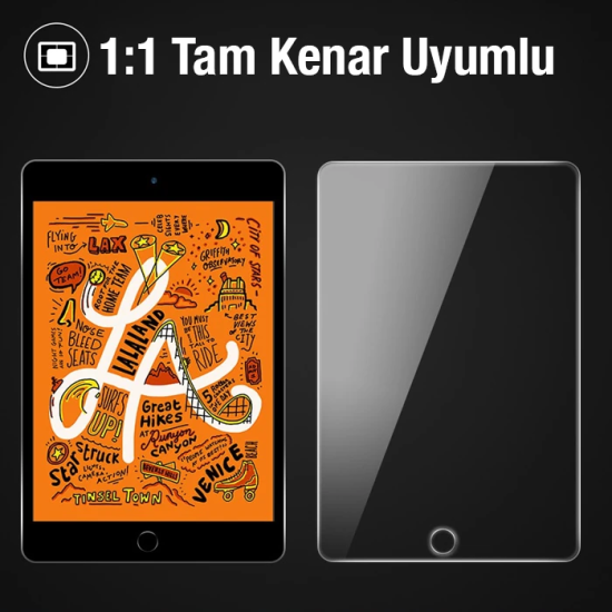 ALLY iPad 9.7 Tempered Kırılmaz Cam Ekran Koruyucu