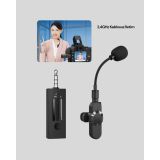2.4 GHz Düşük Gecikmeli Kablosuz Ses Kayıt Mikrofonu