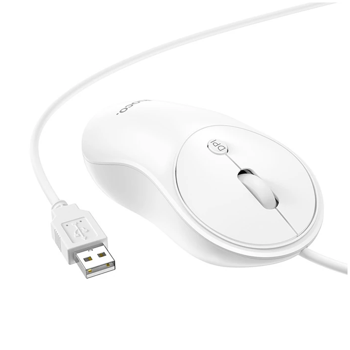 HOCO GM13 Bussines 1600DPI 4D Yüksek Hassasiyet Kablolu Optik Mouse