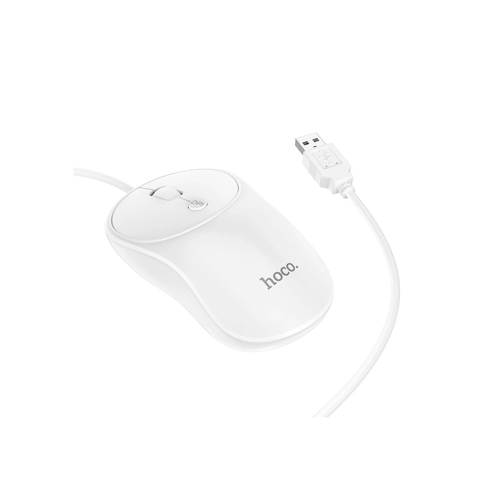 HOCO GM13 Bussines 1600DPI 4D Yüksek Hassasiyet Kablolu Optik Mouse