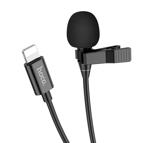 HOCO L14 iPhone Lightning Kablolu Profesyonel Yayıncı Yaka Mikrofonu 2