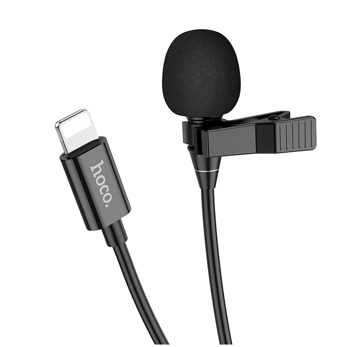 HOCO L14 iPhone Lightning Kablolu Profesyonel Yayıncı Yaka Mikrofonu 2