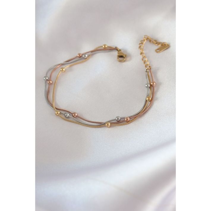 Pirinç Gold Renk Pembe Çiçek Model Çocuk Küpe
