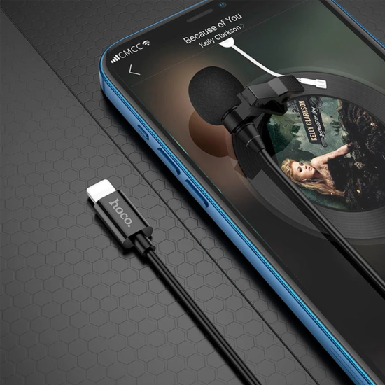 HOCO L14 iPhone Lightning Kablolu Profesyonel Yayıncı Yaka Mikrofonu 2