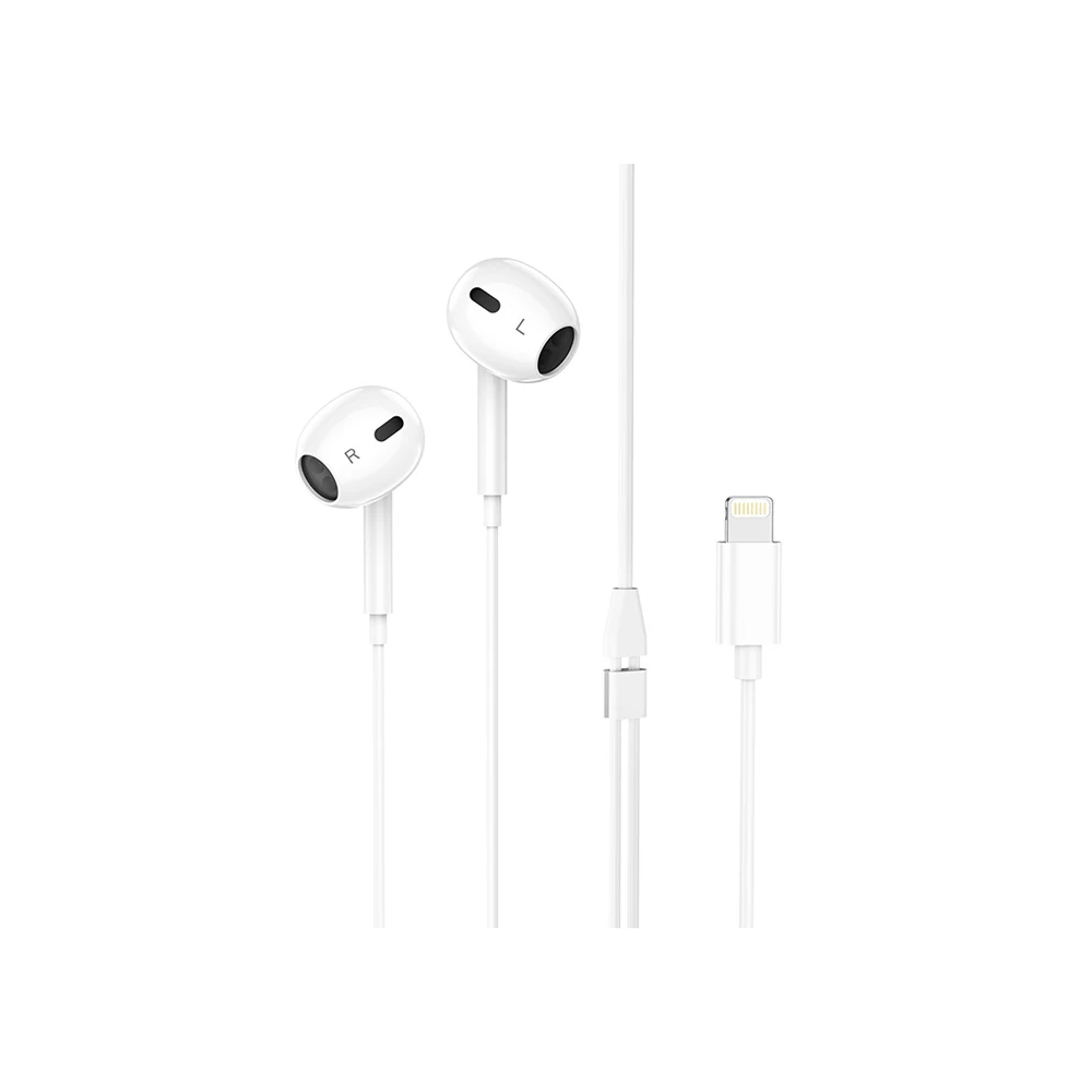 HOCO M1 Max iPhone Lightning Kulakiçi Mikrofonlu Kablolu Kulaklık
