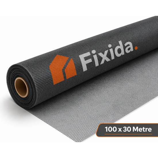 Fiberglass Sineklik Tülü / Teli 100 cm x 30 Metre – Dayanıklı ve Uzun Ömürlü