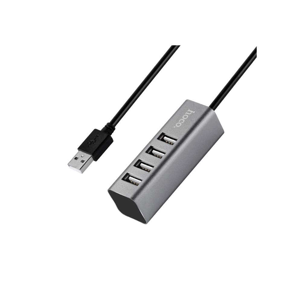 HOCO HB1 80cm Kablolu 4 Portlu USB Çoğaltıcı HUB Adaptör