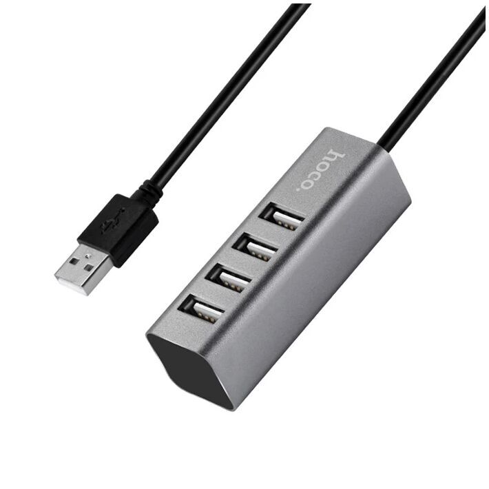 HOCO HB1 80cm Kablolu 4 Portlu USB Çoğaltıcı HUB Adaptör