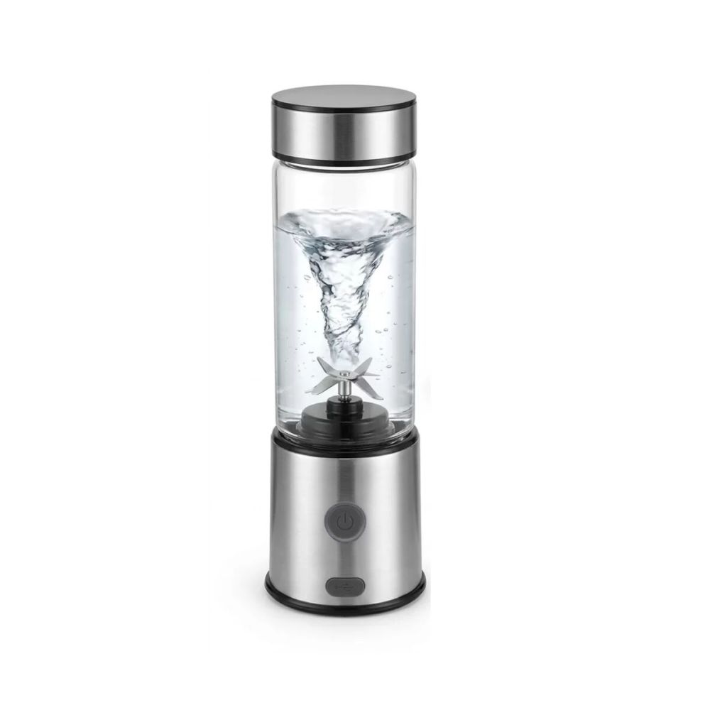 Çift Hazneli Cam Blender USB Şarjlı Smoothie ve Buz Kırıcı Blender