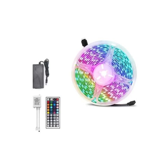 5 Metre RGB LED Şerit Kumandalı 5050 Renk Değiştiren LED Strip