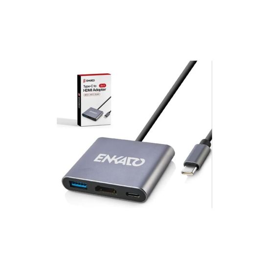 ENKADO EKD-TP43 Type-C To HDMI+PD+USB 3.0 Çevirici
