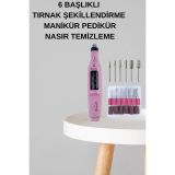 Manikür Pedikür Seti İkili Set El ve Ayak Bakımı Nasır Temizleme Prote