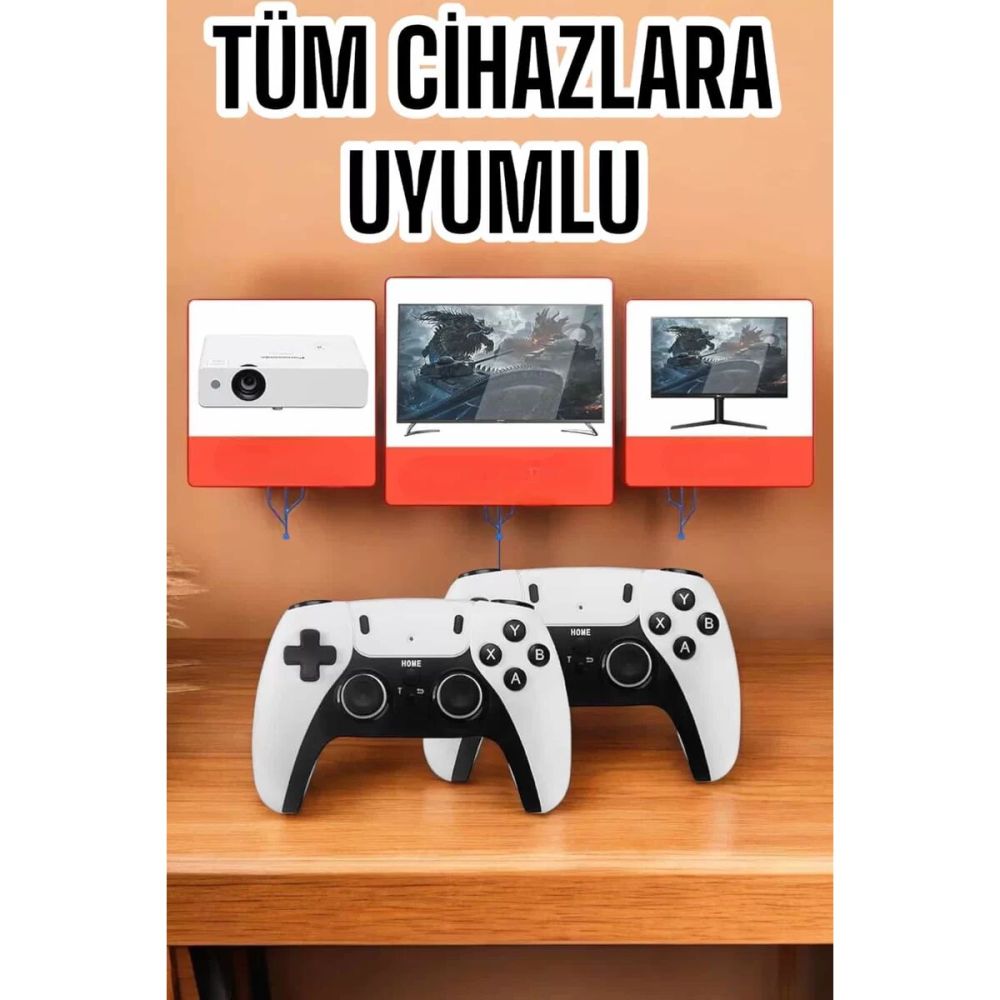 Joystick Çift Kollu Oyun Kolu Retro Oyun Yüksek Çözünürlüklü 3D Game