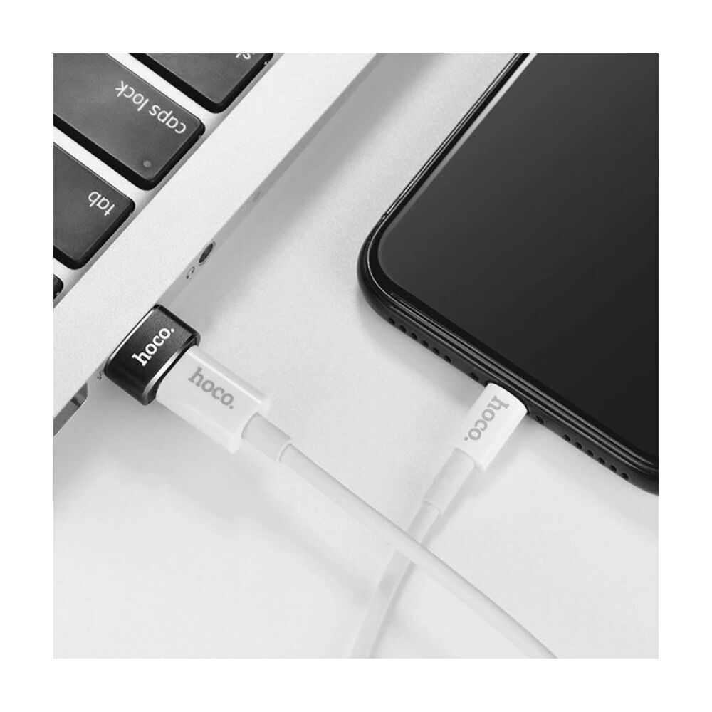 HOCO UA6 Erkek USB to Dişi Type-C Dönüştürücü Çevirici Adaptör