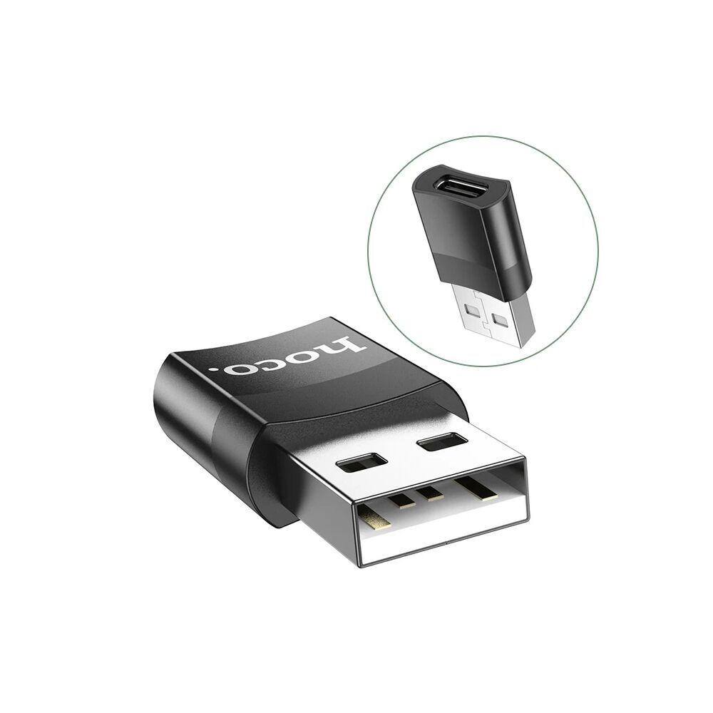 HOCO UA17 Dişi Type-C to Erkek USB Dönüştürücü Çevirici Adaptör