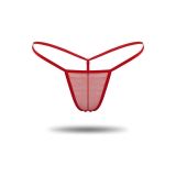 3'lü Renkli Transparan Tül String Tanga TM