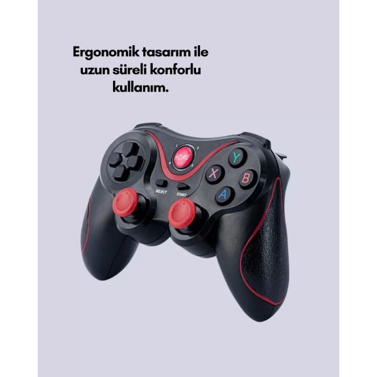 Yüksek Hassasiyetli Kablosuz Oyun Kolu PC ve Mobil Uyumlu
