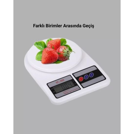 Taşınabilir Hassas Tartı – 5kg Kapasite 1g Ölçüm Gram ve Ons Desteği