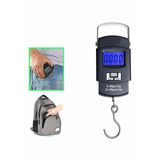 Dijital El Kantarı – 50 Kg Taşıma Kapasiteli Taşınabilir Hassas Tartı