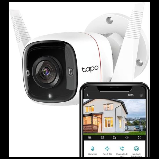 TP-LINK Tapo TC65 (C310) 30Mpix İç ve Dış Mekan IP66 WiFi 30Mt. Gece G