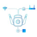 TP-LINK Tapo TC65 (C310) 30Mpix İç ve Dış Mekan IP66 WiFi 30Mt. Gece G
