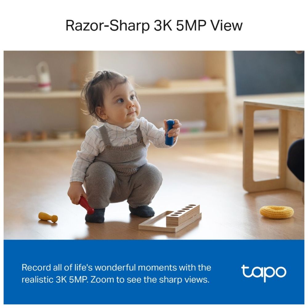 TP-LINK Tapo TC74 (C230) 3K 50Mpix İç Mekan WiFi 12Mt. Gece Görüşü 360