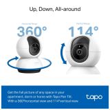 TP-LINK Tapo TC74 (C230) 3K 50Mpix İç Mekan WiFi 12Mt. Gece Görüşü 360