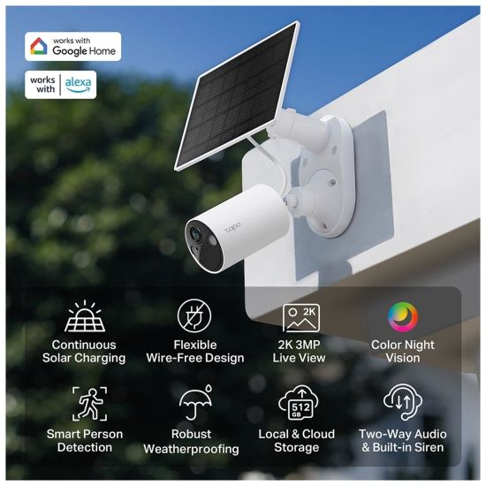 TP-LINK Tapo TC82 KIT (C410 KIT) 2K 30Mpix Dış Mekan IP65 WiFi 9Mt. Re