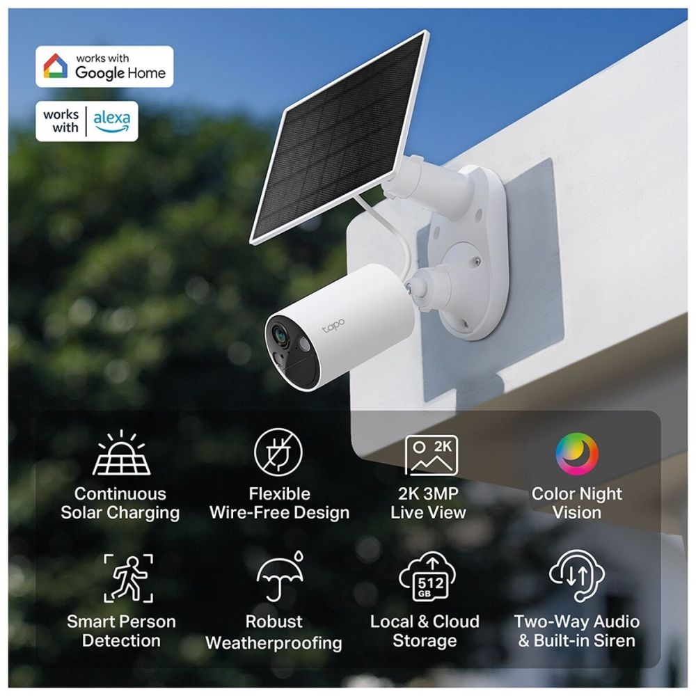 TP-LINK Tapo TC82 KIT (C410 KIT) 2K 30Mpix Dış Mekan IP65 WiFi 9Mt. Re