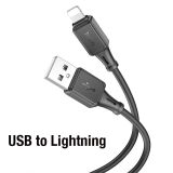 HOCO X101 USB to iPhone Lightning 2.4A Hızlı Şarj ve Data Kablosu