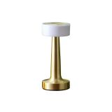 Gold Kare LED Masa Lambası Şarjlı Dimmer Kontrollü Dekoratif Işık