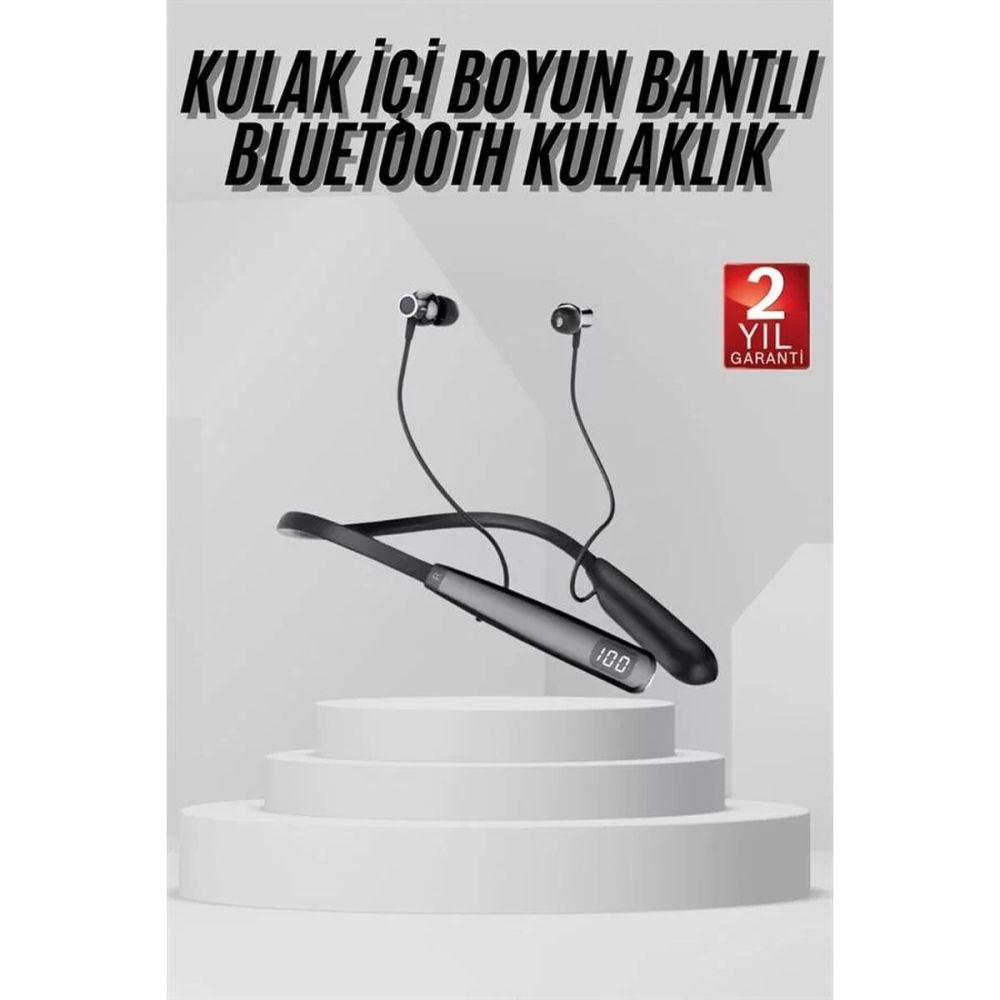 Bluetooth 5.3 Boyun Askılı Kulaklık Düşük Gecikmeli Manyetik Tasarım