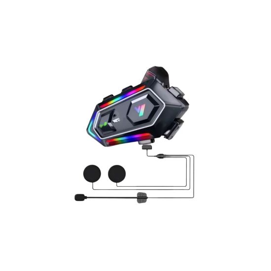 Bluetooth 5.3 Motosiklet Kask Intercom Kulaklık 1000 Metre IPX6 Su Geç
