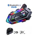 6. Bluetooth 5.3 Kask İçi Intercom Kulaklık IPX6 Suya Dayanıklı Tasarı