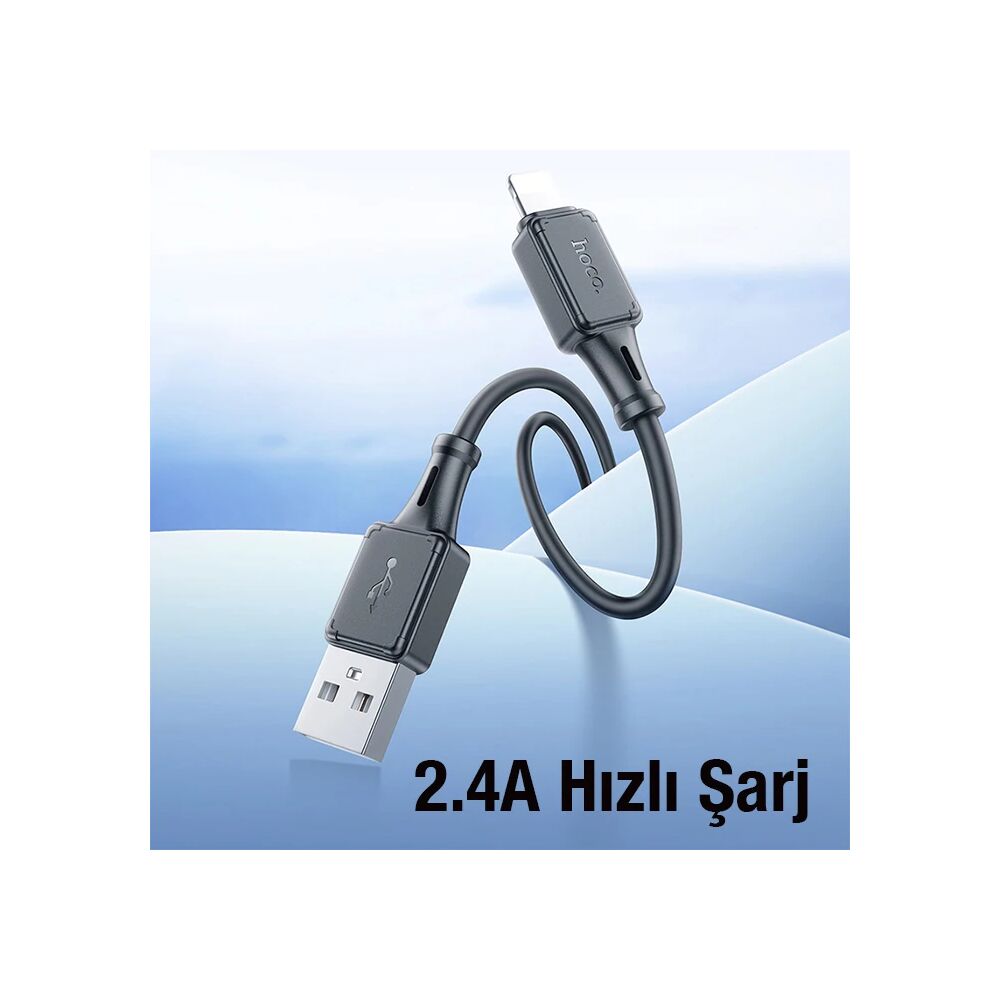 HOCO X101 USB to iPhone Lightning 2.4A Hızlı Şarj ve Data Kablosu