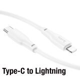 HOCO X93 Force 20W Type-C to iPhone Lightning-C Ultra Hızlı Şarj ve Da