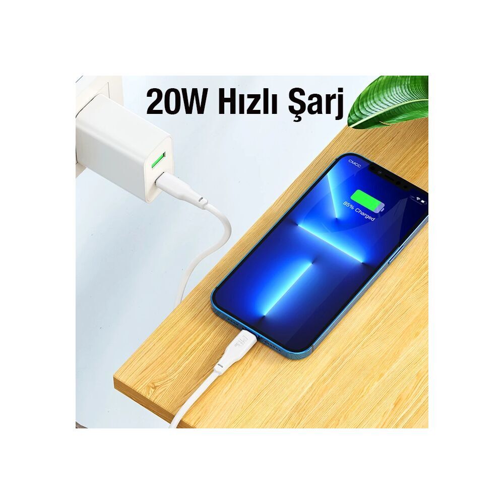 HOCO X93 Force 20W Type-C to iPhone Lightning-C Ultra Hızlı Şarj ve Da