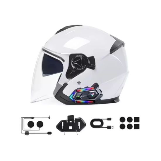 BT5.3 Motosiklet Kask İletişim Sistemi Çift Telefon Destekli