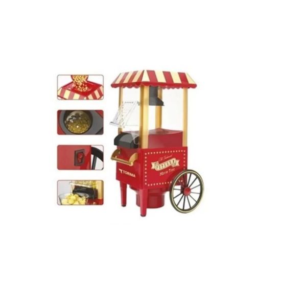 Yağsız Mısır Patlatma Makinesi Sıcak Hava Popcorn Makinesi Nostaljik T