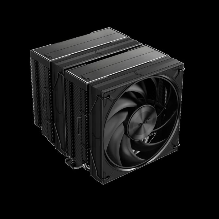 SAMA A60B Black 2x120mm MONO Fan Kule Tipi Hava Soğutma 6 adet Gelişmi