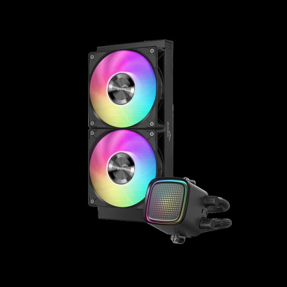 SAMA L50-240BK Black 240mm 2x120mm ARGB Fan CPU Sıvı Soğutma
