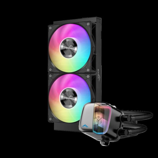 SAMA L70-240BK Black 240mm 2x120mm ARGB Fan CPU Sıvı Soğutma