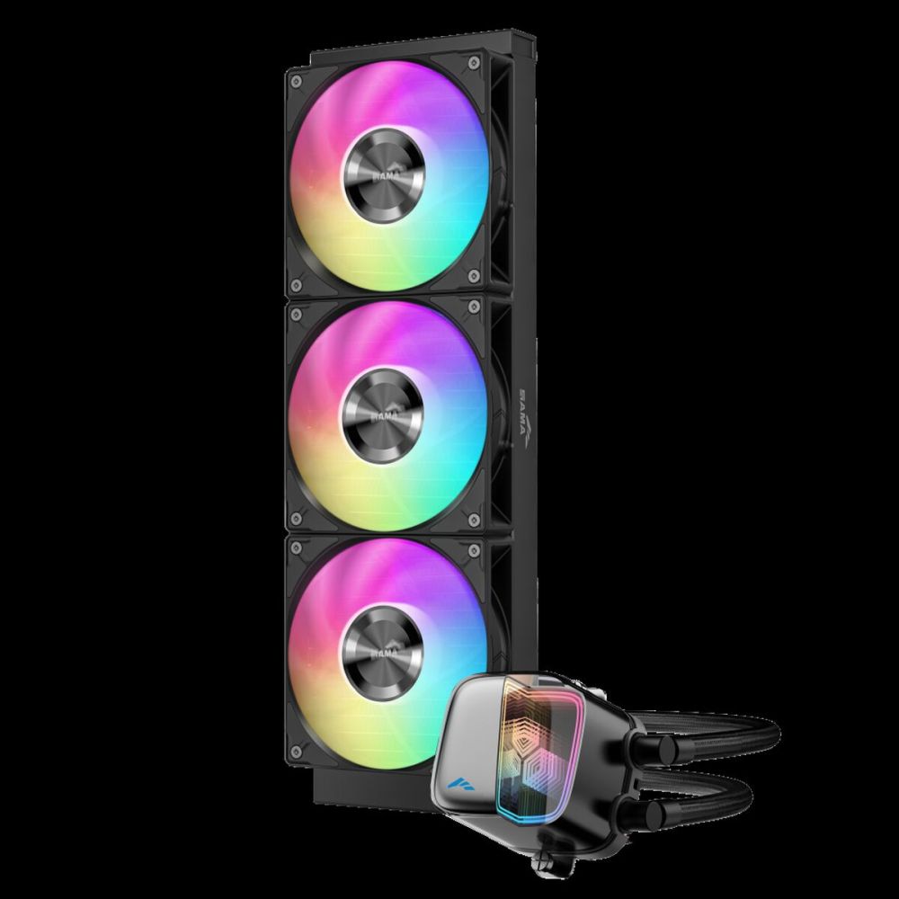 SAMA L70-360BK Black 360mm 3x120mm ARGB Fan CPU Sıvı Soğutma